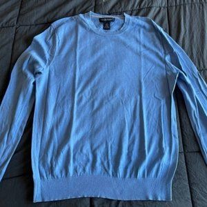 Banana Republic Silk Cotton Cashmere Blue Sweater, Medium